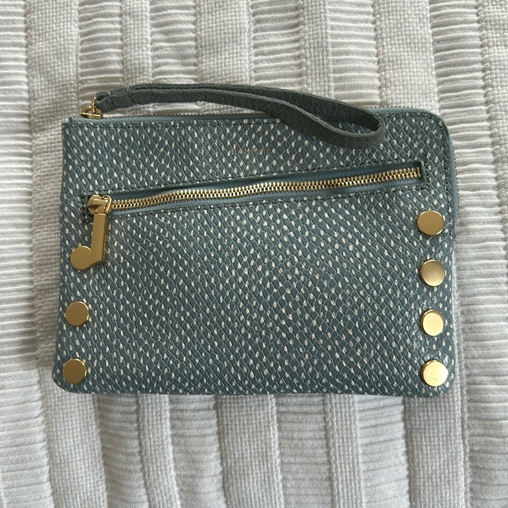 Hammitt Nash bay blue snake EUC